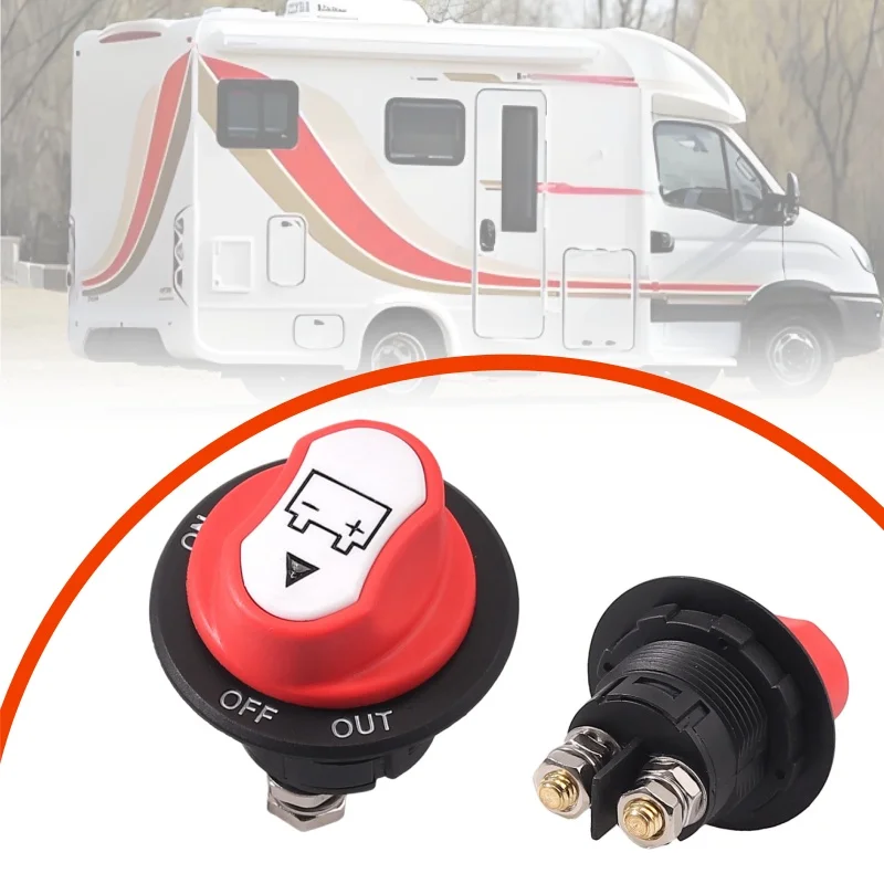 100A Car Battery Isolator Main Switch Disconnect Cut Off Kill Switch 12V-32V For Marine Auto Car Van Boat Accessories