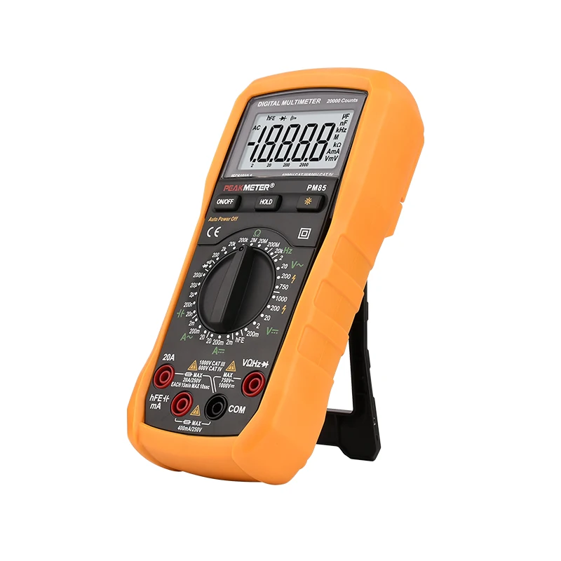 

20000 Counts Digital Multimeter PM85 Manual Range Multimeters with AC/DC Voltage Capacitance Frequency Resistance Tester