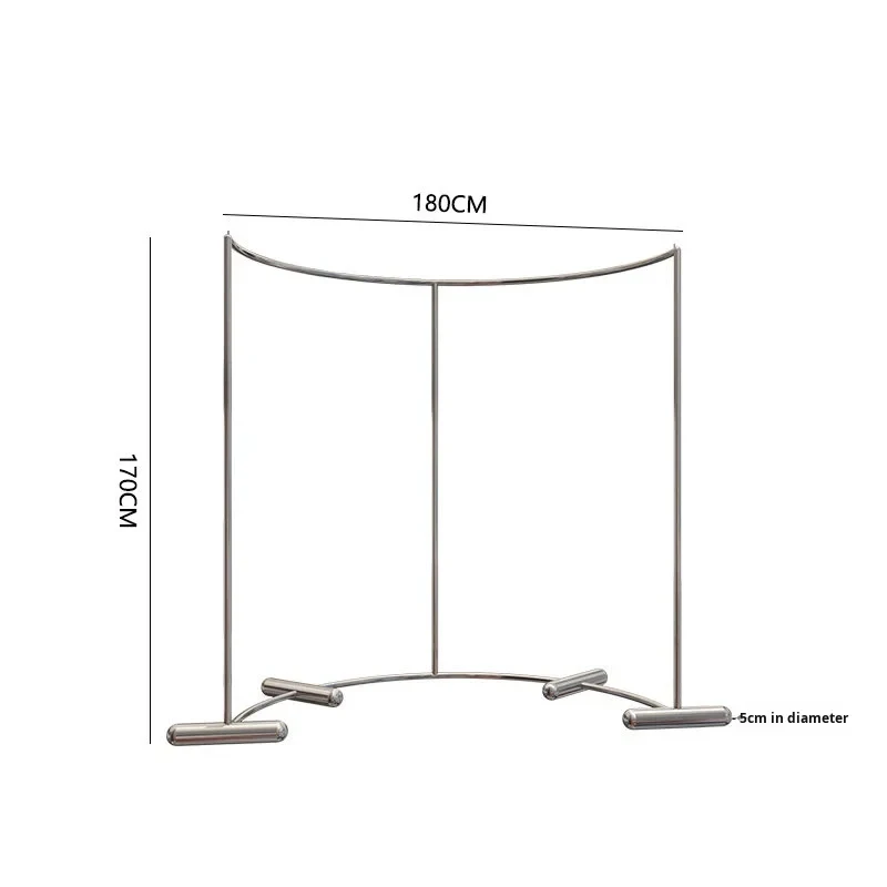 custom.Dy High-quality metal hanging display rack with wheels boutique clothing，Suitable optimizing wardrobe space in gi