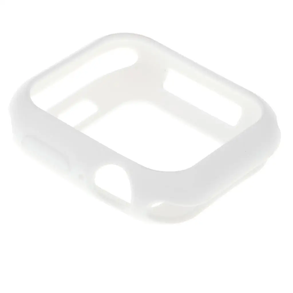 Shockproof TPU Rubber Watch Protective Case Lightweight Slim Bumper Cover Frame Accessory for All Smartwatch Models