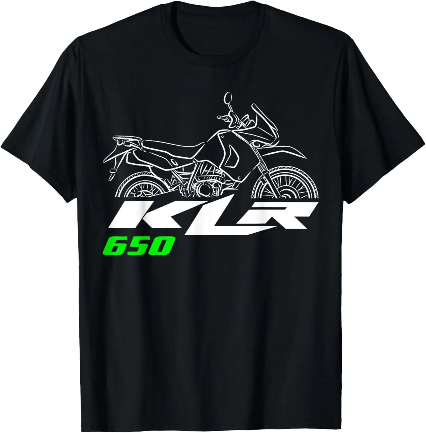

KLR650 2008-2018 ADV Riders Unisex Adults Black Short Sleeve Classic Fit T-Shirt Motorcycle