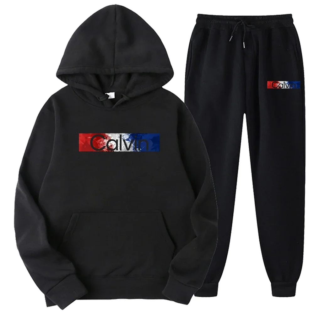 

Jogging Street Clothing Fashion Men's Suit 2025 Mens Tracksuit Trend Printing Hooded Sweatshirts Set Hot Sales Casual Sports