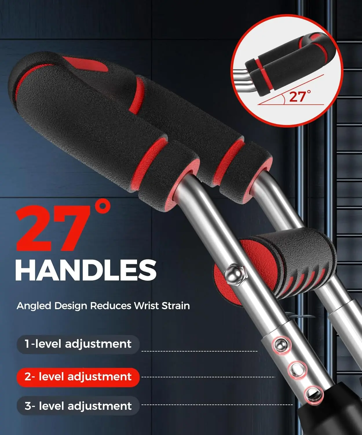 Twister Arm Trainer, Adjustable 5 Resistance Levels (40-130 lbs) Chest & Arm Workout Equipment for Men & Women, Ergonomic Home G