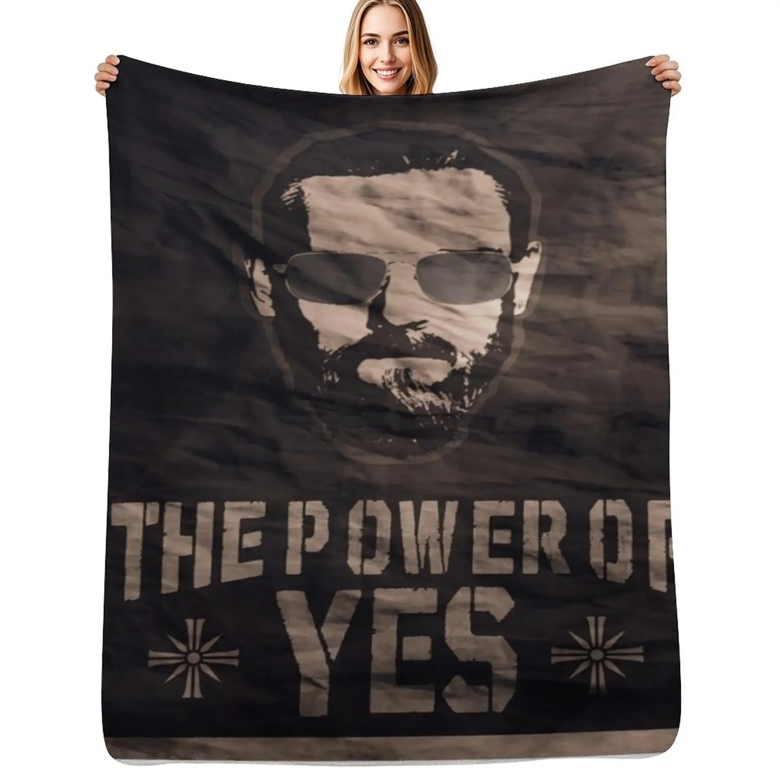 The Power of Yes Throw Blanket christmas decoration Bed linens Soft Big Blankets For Baby Giant Sofa Luxury Thicken Blankets