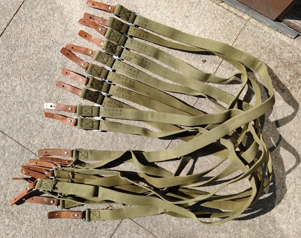 حمالة مسدس قماشية أصلية نادرة من SKS SURPLUS لعصر حرب فيتنام صينية PLA TYPE 56AK مع ختم مصنوع في السبعينيات #2