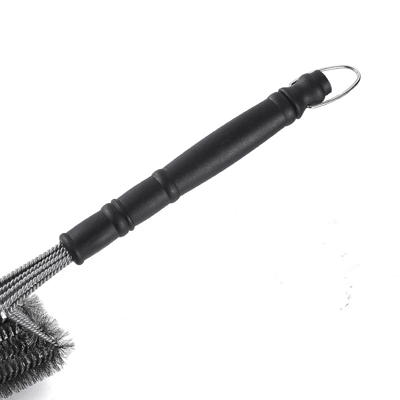 Barbecue Grill Bbq Brush Stainless Steel Bristles Non-stick Cleaning Brushes Clean Tool Wire Bristles Grill Barbecue Accessories