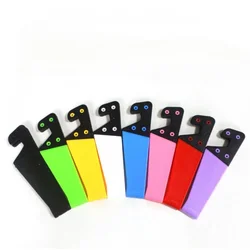 V Shape Cellphone Holder Desktop Mobile Stand Support Holder Mini Portable Foldable Cellphone Display Organizer Holder