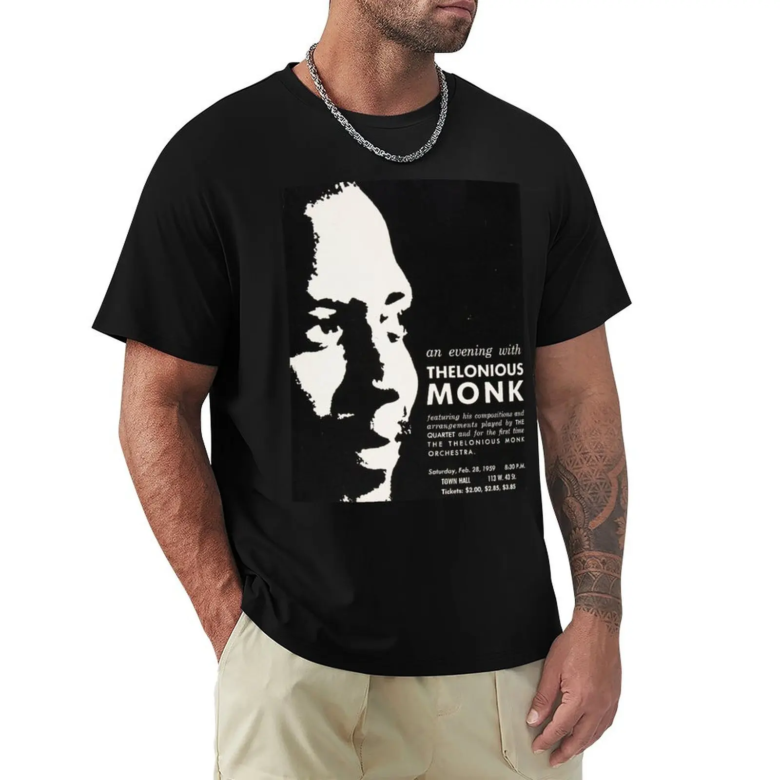 

An Evening With Thelonious Monk T-Shirt custom shirt Anime t-shirt T-shirts oversize summer 2025 tee shirts for men