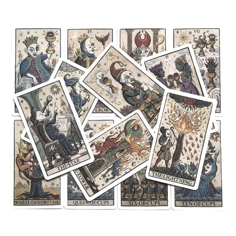 Deviant Tarot Card Entertainment Fate Divination Card Board Game Tarot And A Variety Of Tarot Options PDF Guide