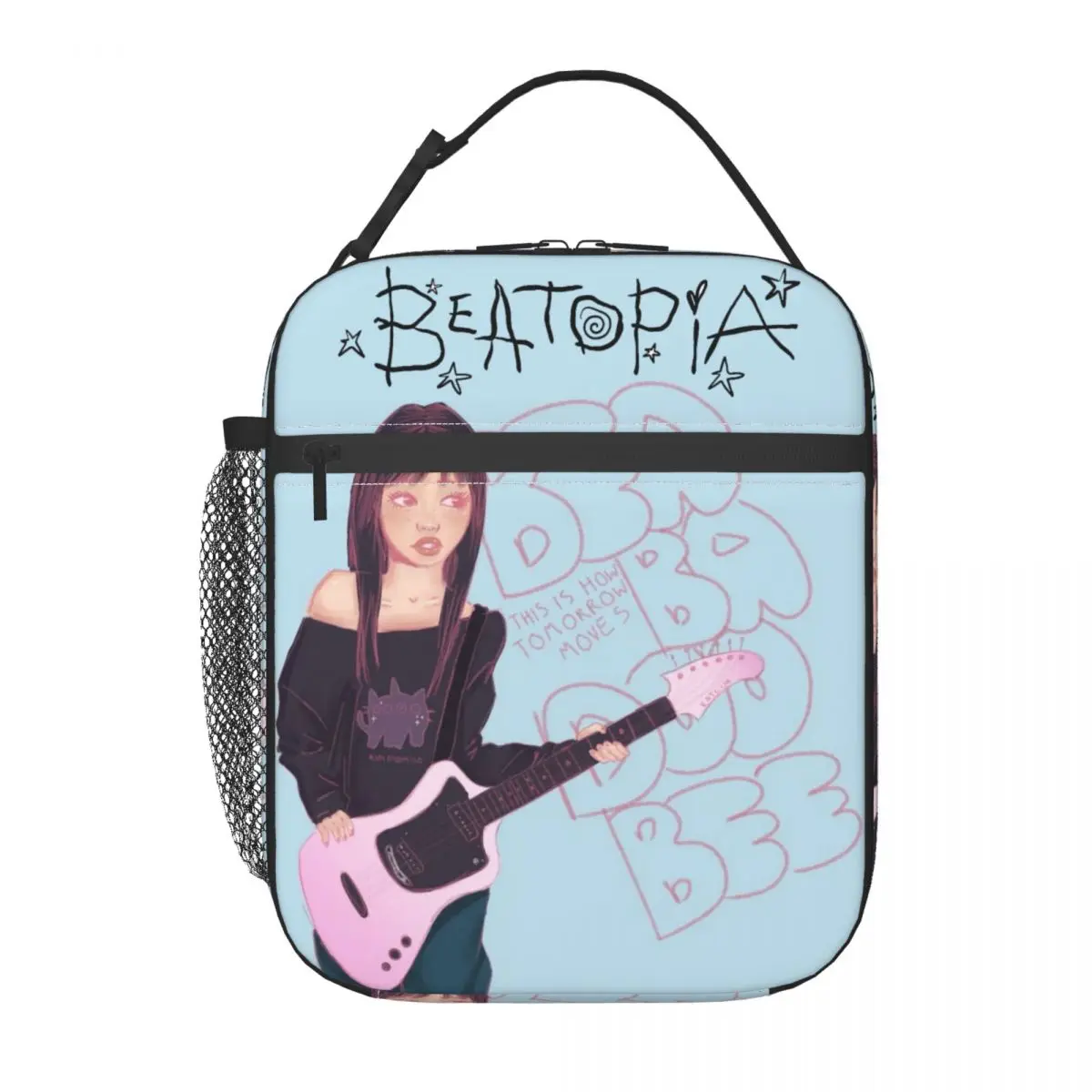 

Custom Beabadoobees Beatopia Thermal Insulated Lunch Bag Resuable Lunch Box for Work School Travel Multifunction Food Tote Bags