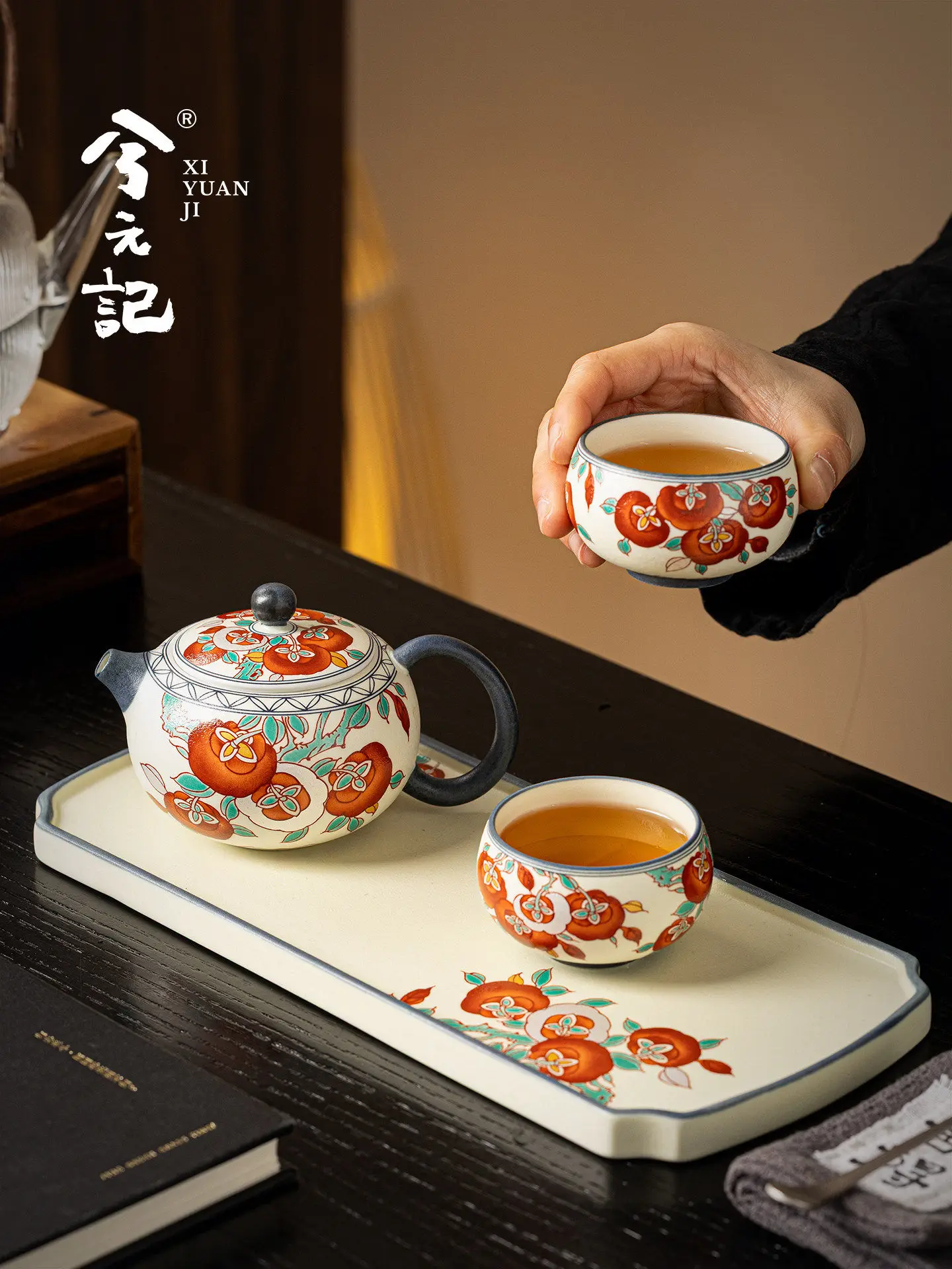 Chinese mainland Jingdezhen collection teapot tea set high-end 2026 new