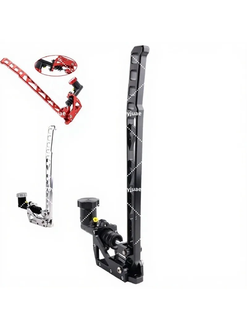 Hydraulic Handbrake Long Arm Aluminum Racing Drift E-Brake Lever Kit Black Gear
