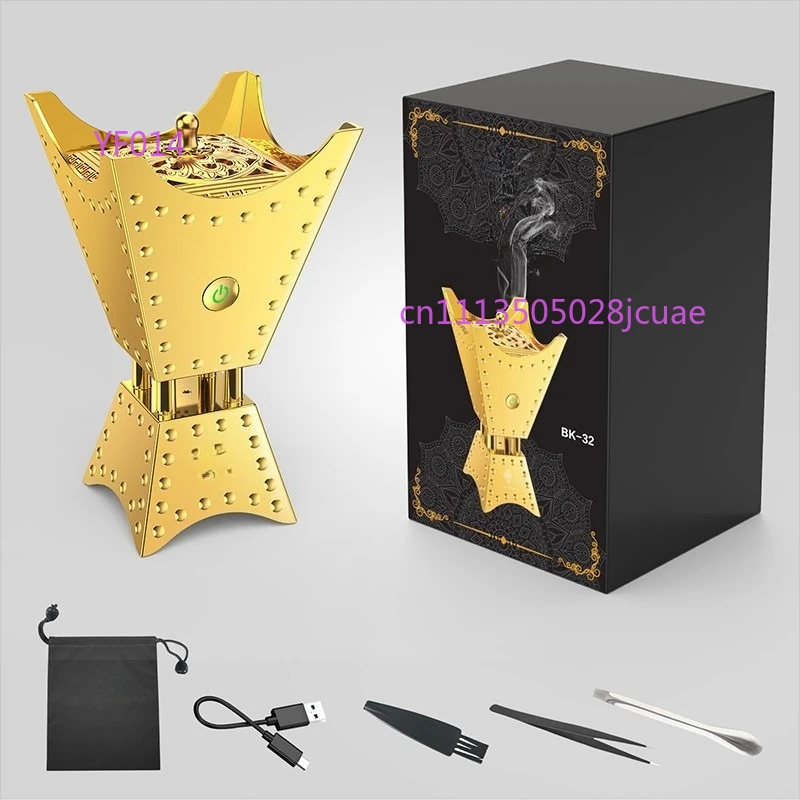 Middle East Style Electronic Aromatherapy Device OUD Incense Burner USB Charging Portable Aroma Diffuser For Home Use