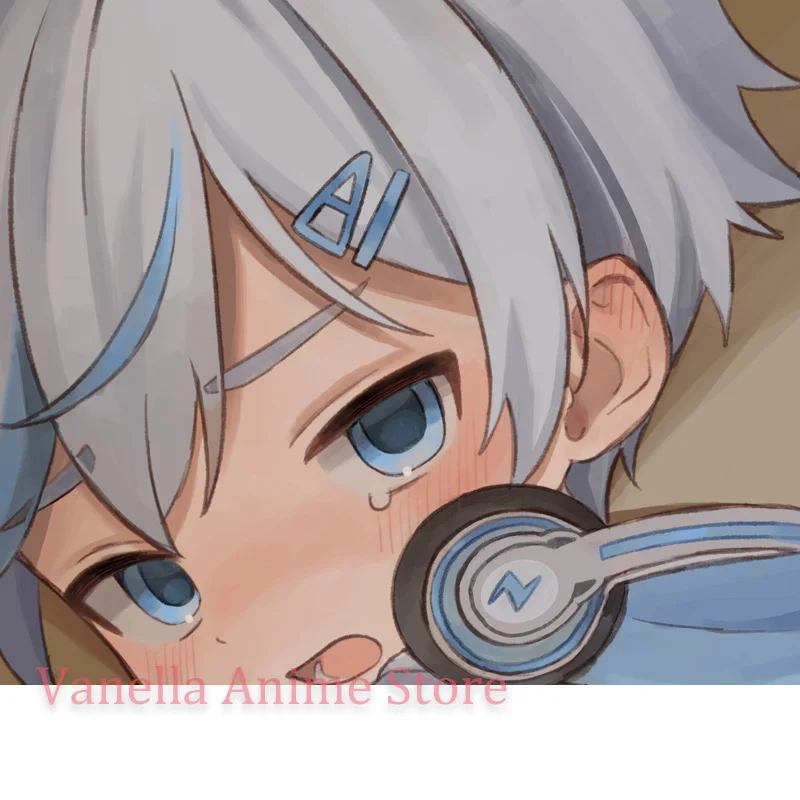 

Наволочка для подушки-дакимакуры с двусторонним принтом «Пробуждающийся мальчик» в аниме-стиле, в натуральную величину, подарки