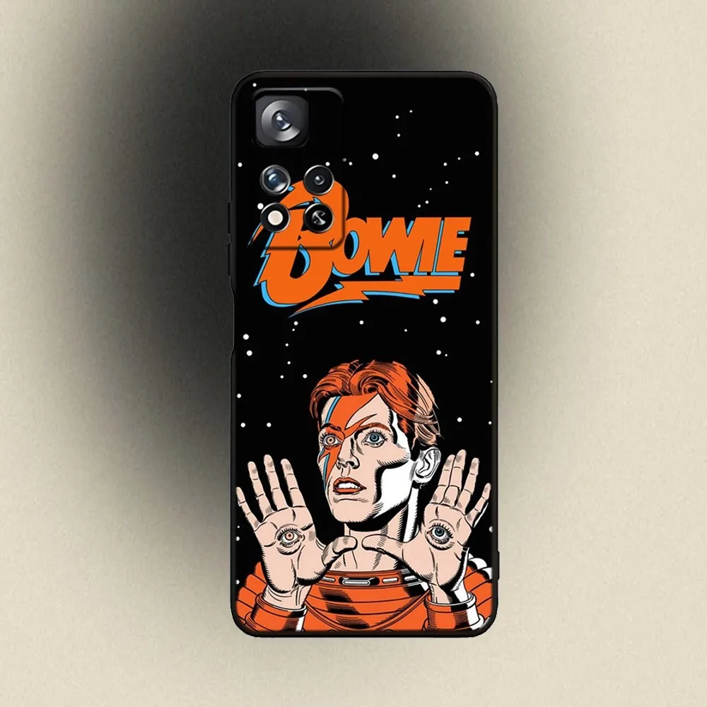 D-DavidS B-BowieS Phone Case For Samsung Galaxy A20,A21s,A22,A31,A32,A52,A53,A72,73,A80,A91 Soft Black Cover