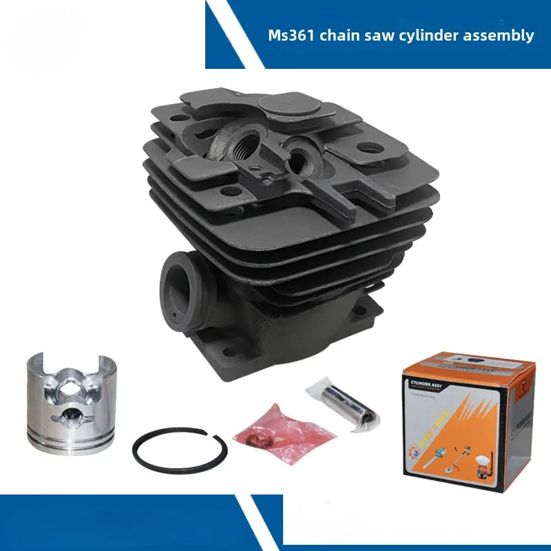 47mm Cylinder Piston Kit for Stihl MS361 MS 361 ST361 Chainsaw Decompression Valve Replacement Spare Tool Part