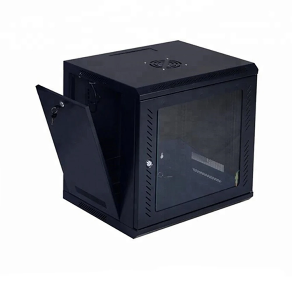 Server rack 19-inch wall network cabinet for security devices and routers