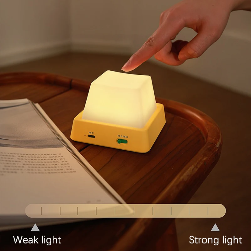 LED Night Lights Bedside Table Lamp Room Decoration USB Rechargeable Led Lamp Decor Holiday Baby Bedroom For Birthday Gift