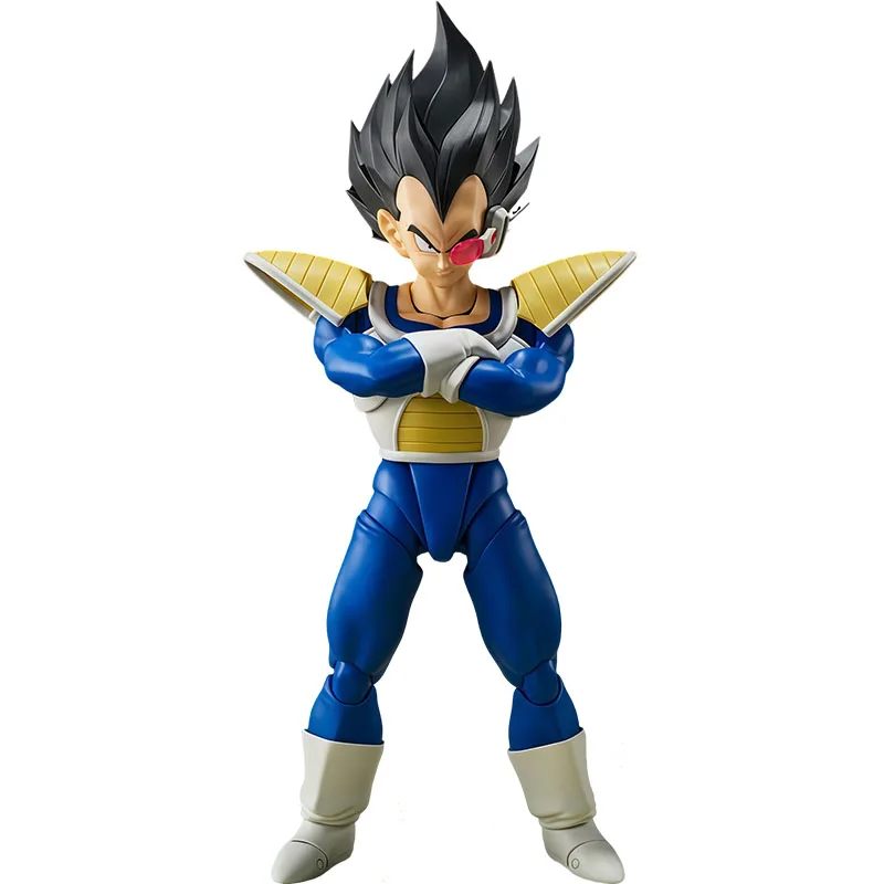 Bandai genuíno s.h. figuarts anime figura dragon ball z vegeta-24000 força de combate-140mm figura de ação brinquedos para meninos crianças presente