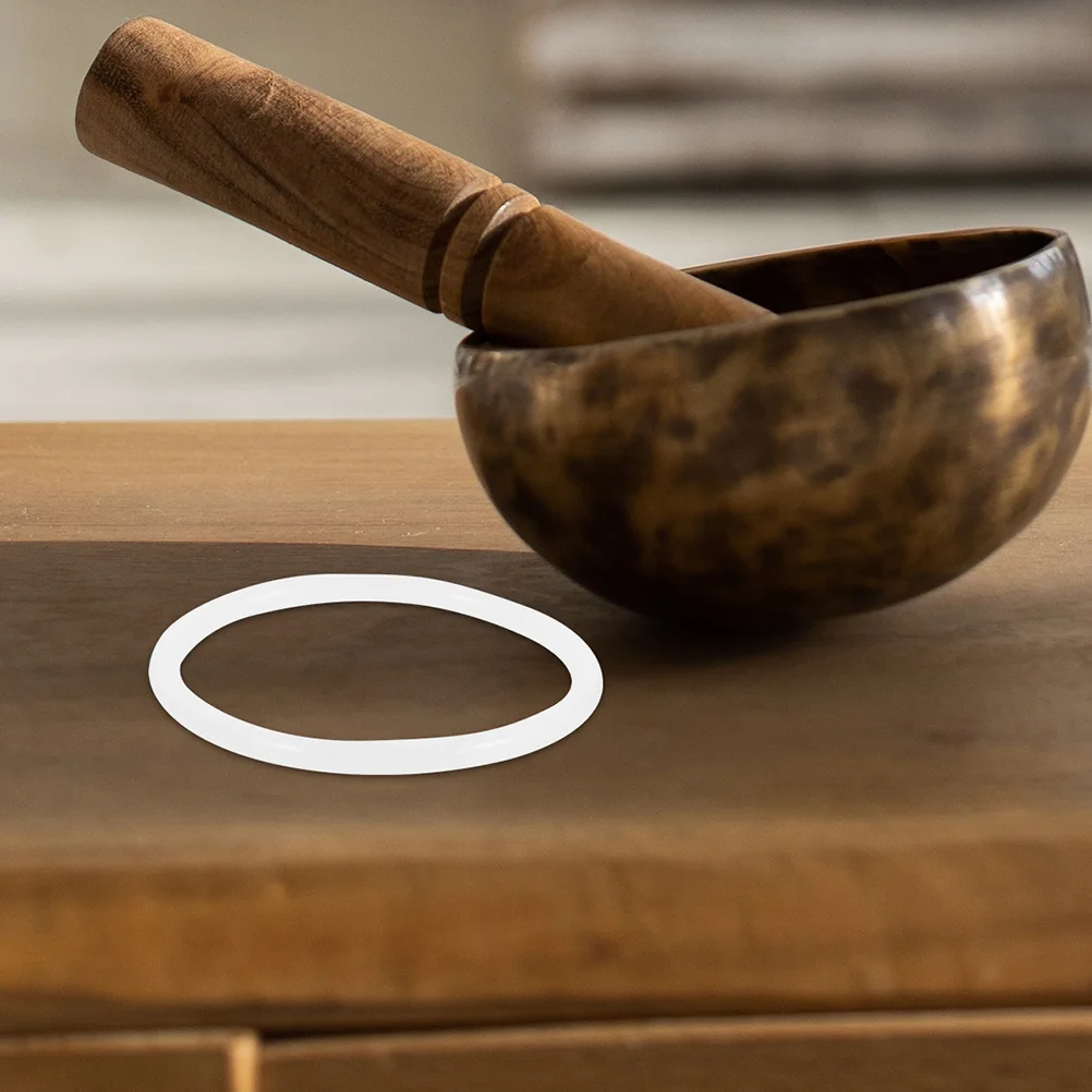 3 Buah O-Ring Karet Musik untuk Bantal Alas Mangkuk Musik Kristal, O-Ring untuk Mangkuk Musik, Yoga, Meditasi, Aksesori Dekorasi