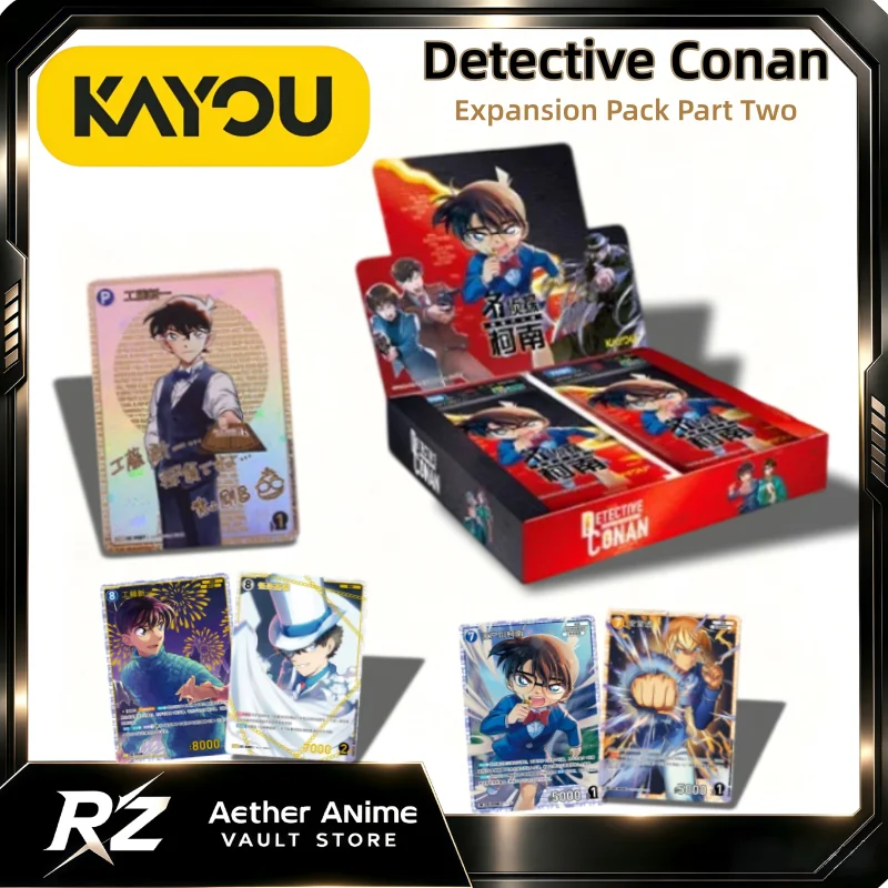 KAYOU Oficial: Paquete de Expansión de Segunda Edición de Tarjetas Coleccionables de Anime de Detective Conan con Rachel Moore