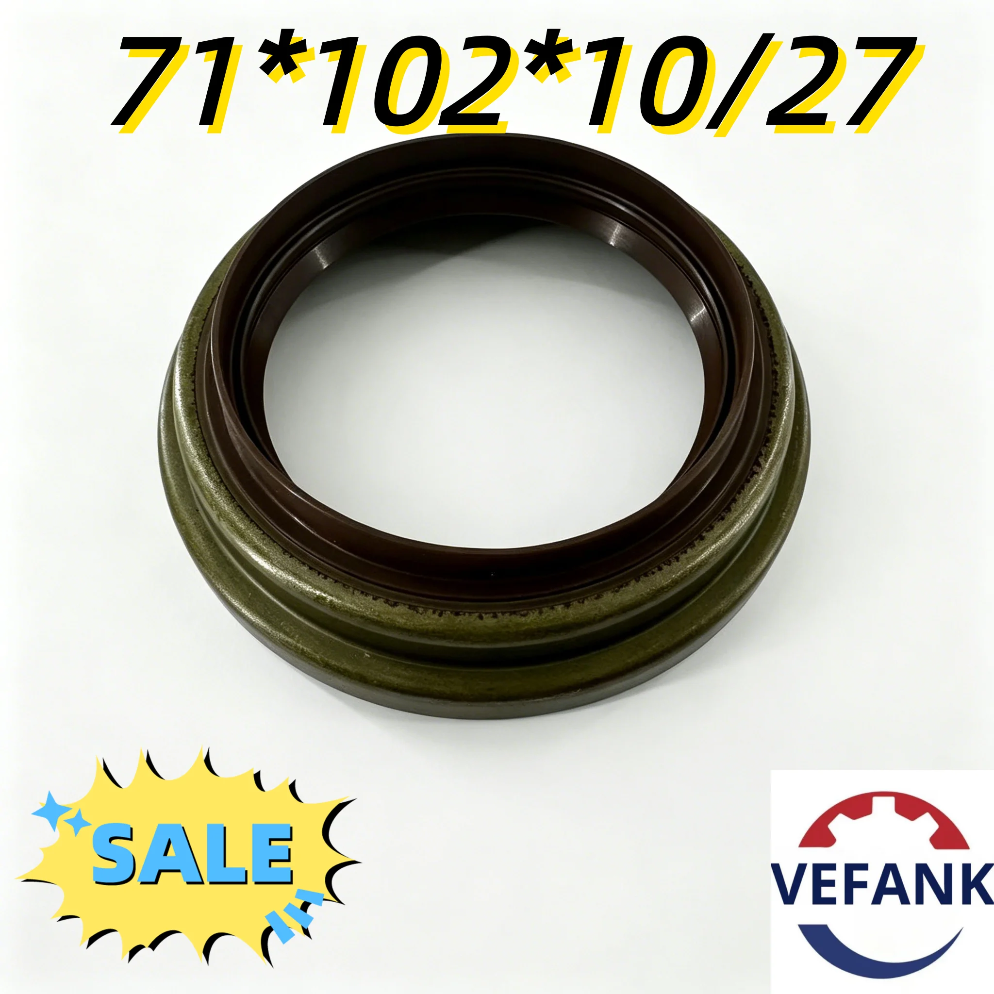 1020021tc 71*102*10/27 NBR Tc Skeleton High-Quality Isuzu Rear Wheel Inner Oil Seal (ABS) for Hydraulic Customized