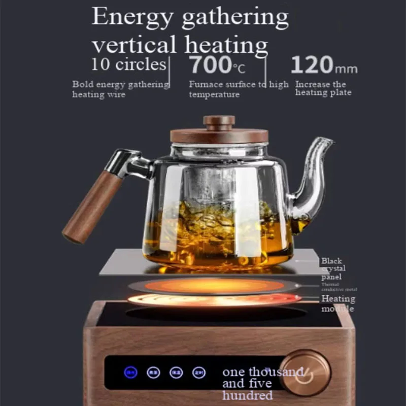 Thickened High-temperature Resistant Glass Tea Pot Tea Water Separation Large Capacity Electric Ceramic Stove Tea Brewing Tea Se