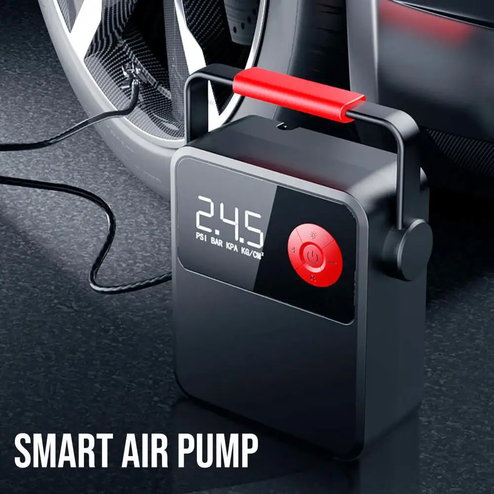 

Portable Tire Inflator Quick Inflation High Power Digital Display 12V Double-cylinder Electric Wireless Tire Pump for Car Supply