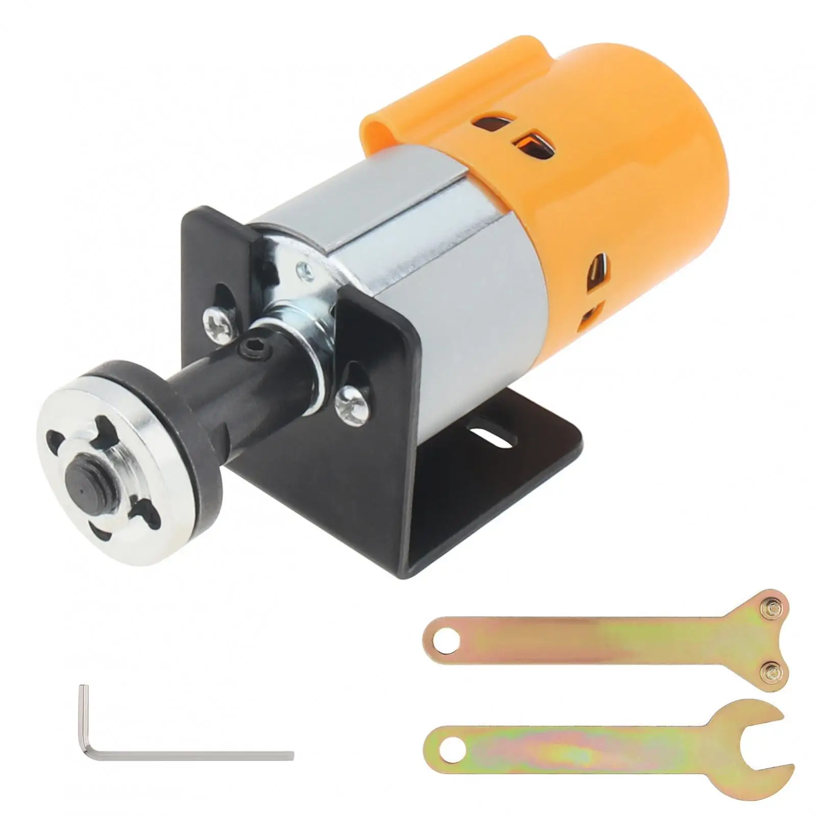 775 DC Motor Micro Motor DIY Electric Polishing Tool Accessory for Small Household Tools with M10 Connecting Rod Flange Nuts