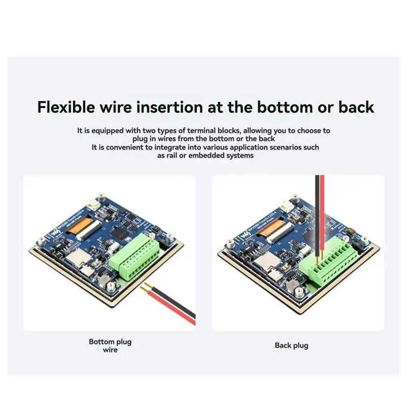 Waveshare RP2350 4 Inch Touch LCD Development Board Integrated CAN RS485 Sensors 480X480 Display Support RP2350-Touch-LCD-4