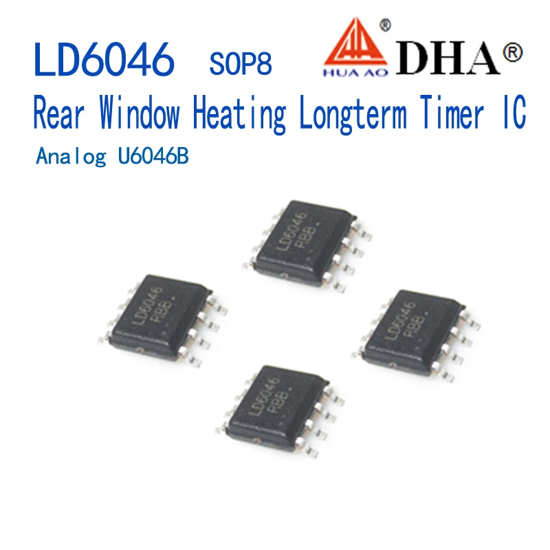 U6046B LD6046 U6046 Automotive Car Rear Window Heating Long-term Timer ASIC SOP8