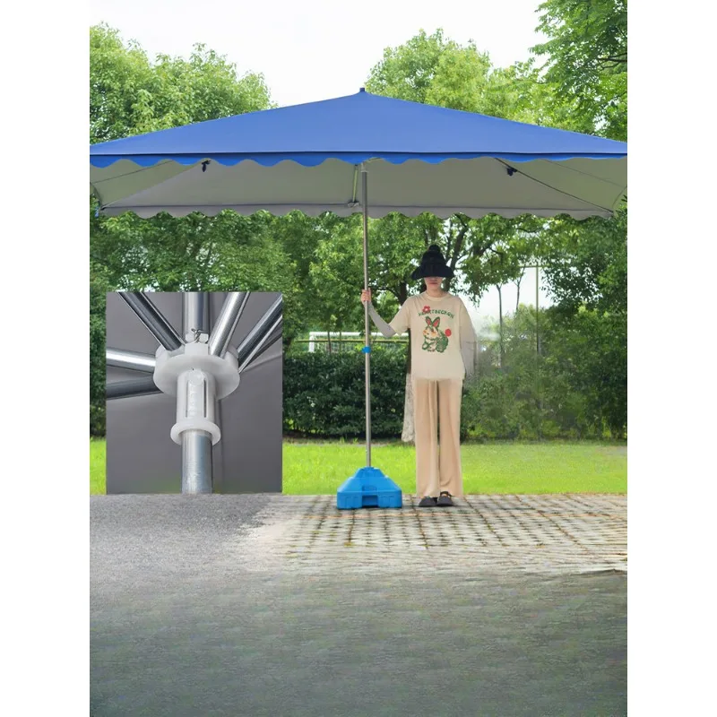 

Sunshade Umbrella, Sun Umbrella, Large Outdoor Stand, Square Fold, Large Umbrella, Rectangular Sunscreen Canopy, Courtyard