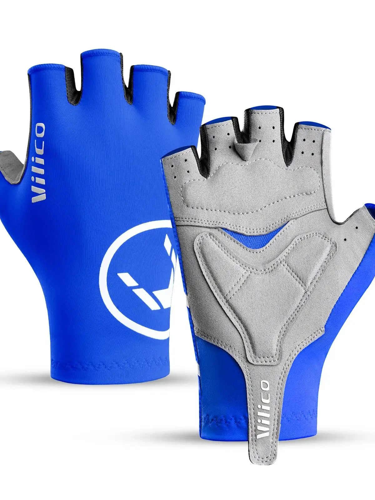 AliExpress Fezrgea Vilico Half Finger Cycling Gloves for Men Women High Elastic Lycra Breathable Anti-Slip Shockproof Bicycle Gloves for Road Mount