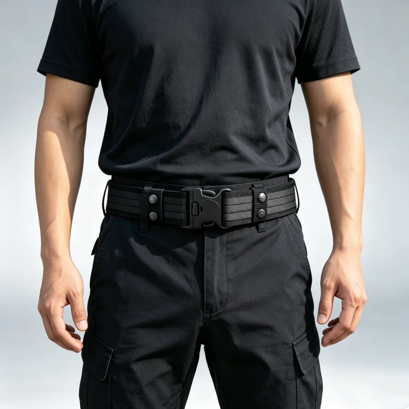 security belt for men Tactical Combat Belt Utility Gear Adjustable  Police Military Equipment with Side Release Buckle