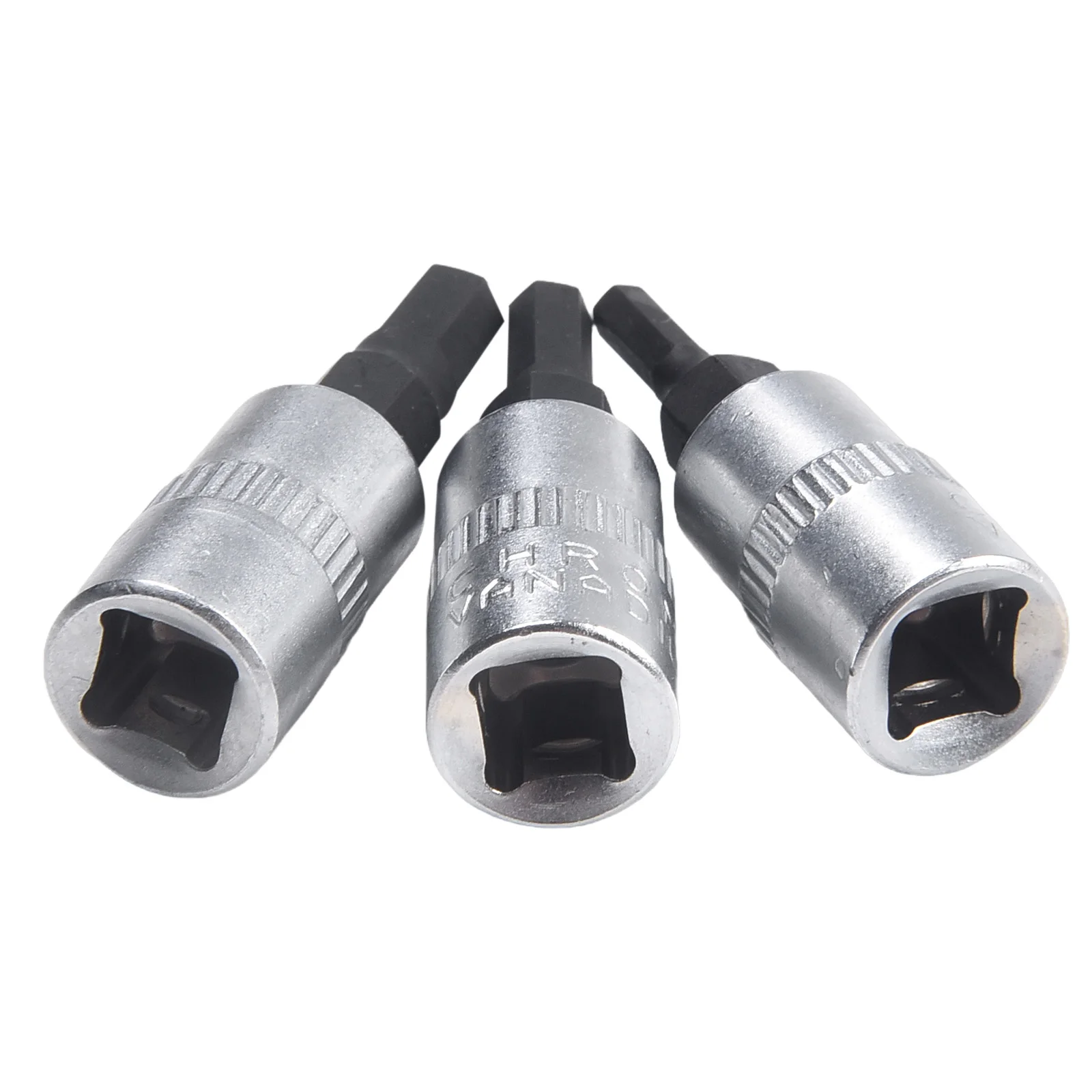 3pcs1/4 Inch Drive Hex Socket Bit Set 3- 8mm Screwdriver Bits H3 H4 H5 H6 H7 H8 Hexagonal Pressure Matching Cylinder Screwdriver