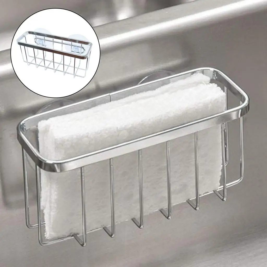 Kitchen Sponge Holder for Kitchen Sink Sponge Holder Brush Holder Dish Cloth Hanger Hanging Kitchen Sink Organizer