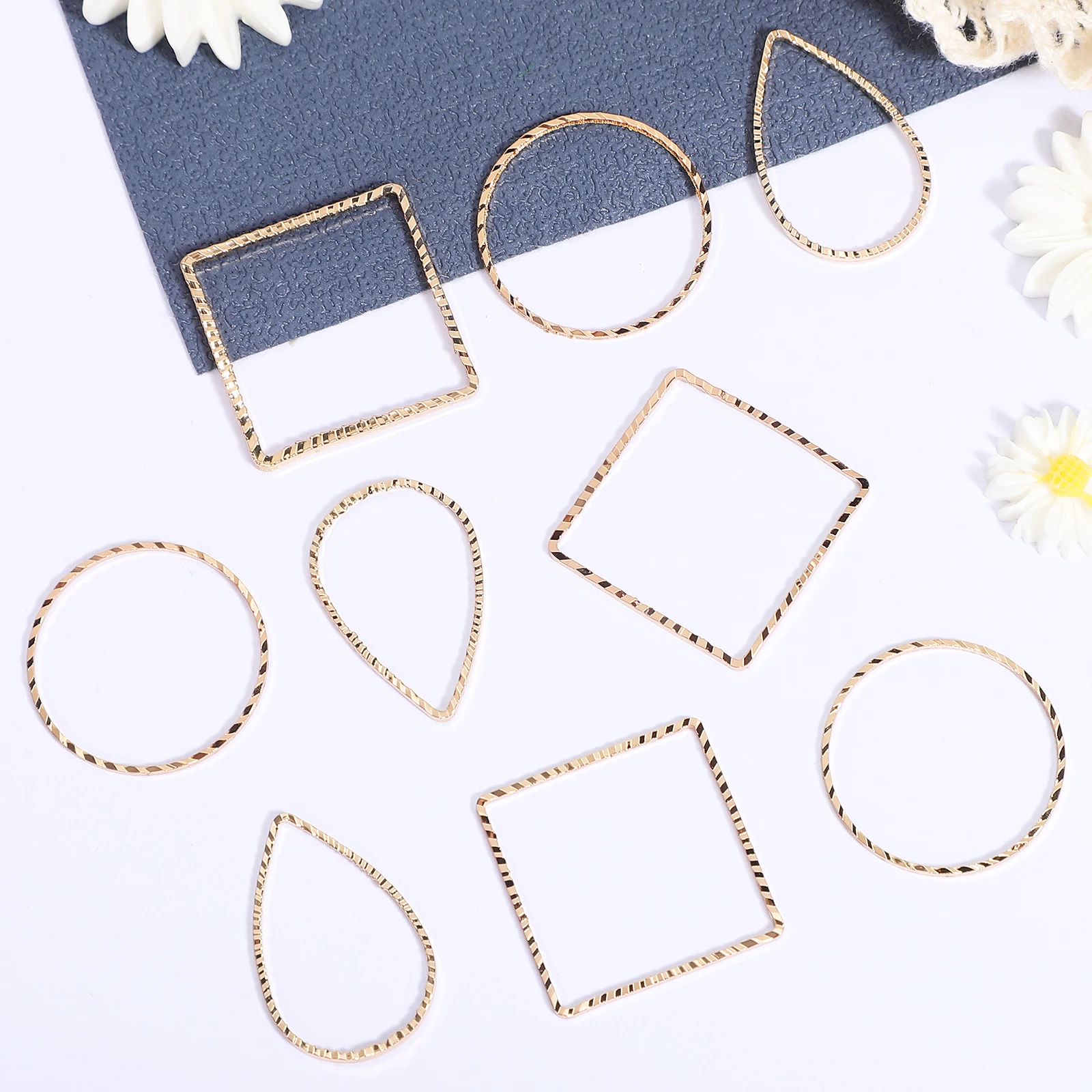 

30 Pcs Earring Hoop Earrings Making Craft Hoops Copper Findings for Jewelry