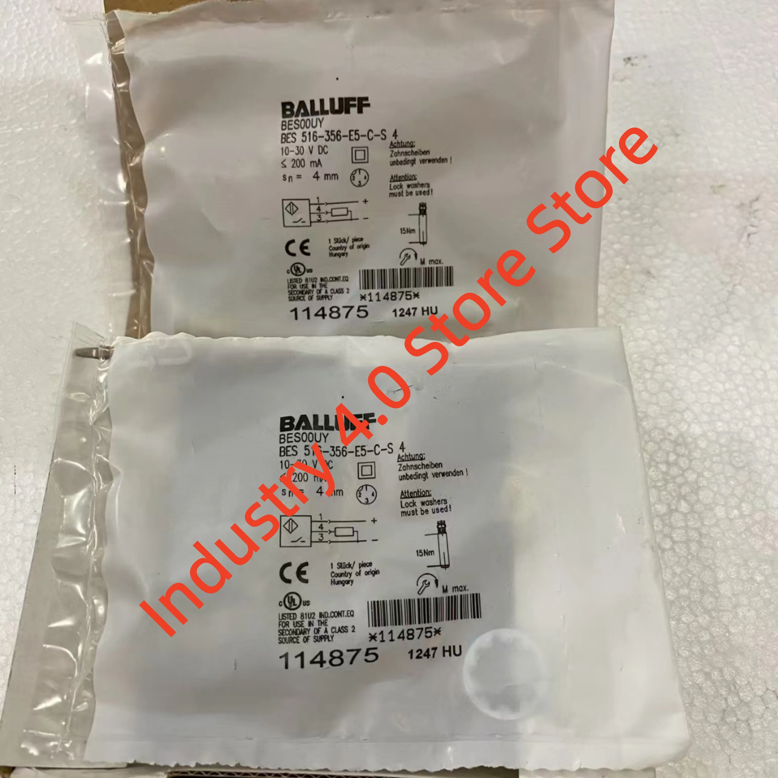 مستشعر BES 516-356-E5-C-S4 BES M08MI-PSC40B-S49G جديد تمامًا