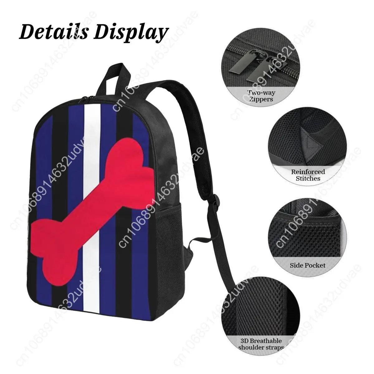 Leather Puppy Pride Backpack Student Boys Girls BookBag School Bag Laptop Shoulder Bags 3ps Insulated Lunch Bag Pencil Case