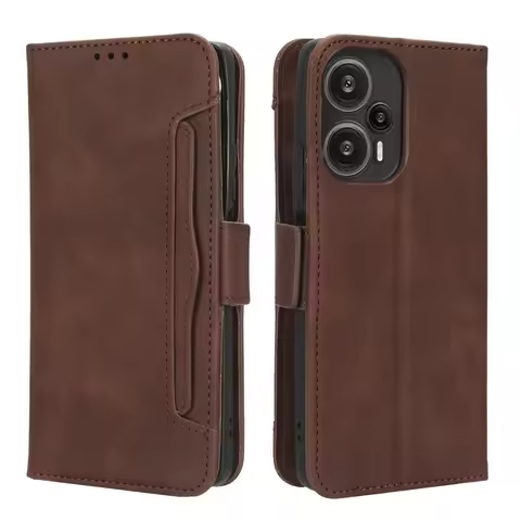 For Poco M6 Pro F5 M5 X4 X 5 Premium Case Wallet Leather Book Xiaomi Poco X5 Flip Case Book Funda C55 M5s F4 GT 3 X 4 F3 M3 X3
