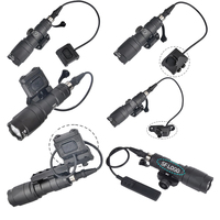 Tactical Wadsn M300 Surefir M300A MINI Scout Light Metal Flashlight With modbutton Switch Airsoft light Hunting Rifle Lanterna