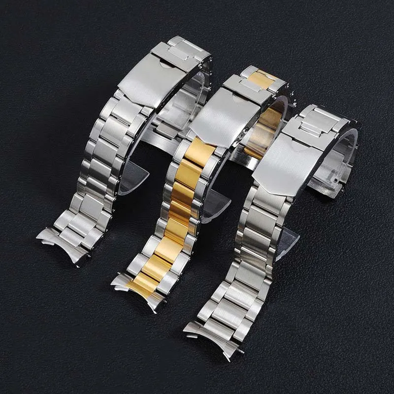 22mm Solid Stainless Steel Watchband For Tudor Black Bay 79230 79730 Heritage Chrono Watch Strap Wrist Bracelet No Rivet BAND