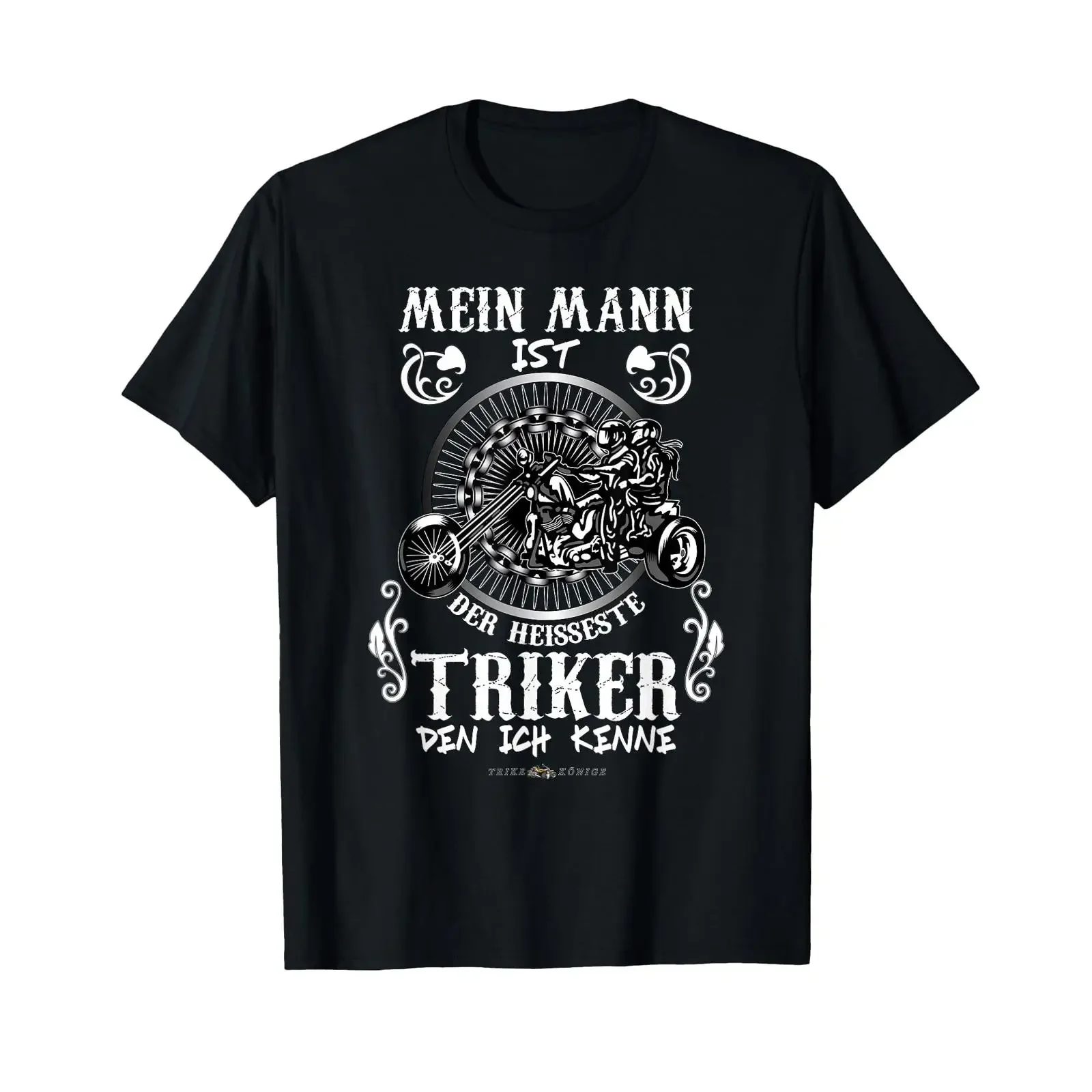 My husband is the hottest triker Funny Trike T Shirt vintage Washed designer clothes Breathable graphic Stylish Versatile