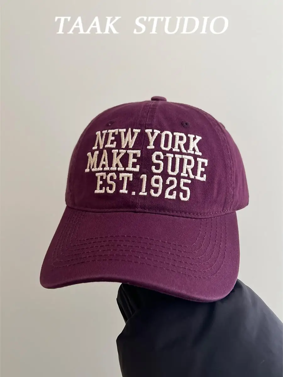 

Vintage Baseball Cap Spring Versatile Street Letter Embroidery Cap Men's Summer