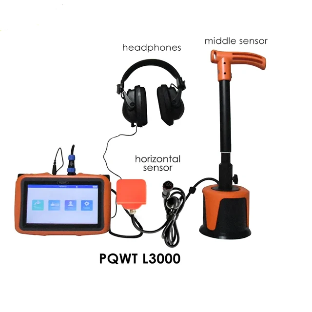 Nieuwe PQWT-L3000 Ondergrondse 5m Waterlekdetectie Inspectieapparatuur Inbouwpijp Lekdetector Water