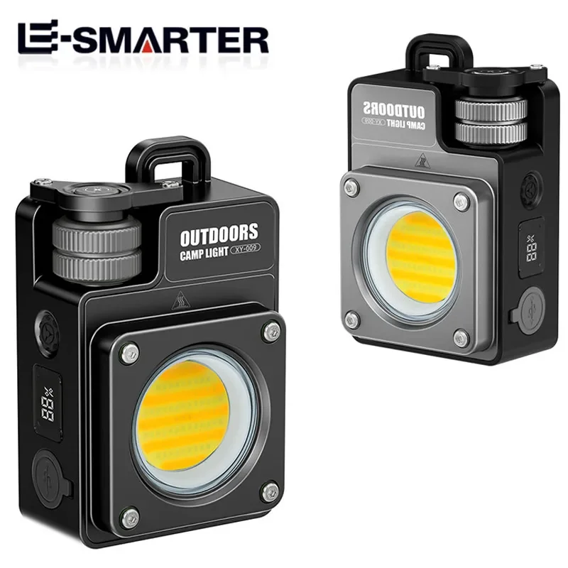 COB Camping Light with Magnetic Hook Emergency Charger, IPX4 Waterproof  Camping Lantern LED Light for Outdoor