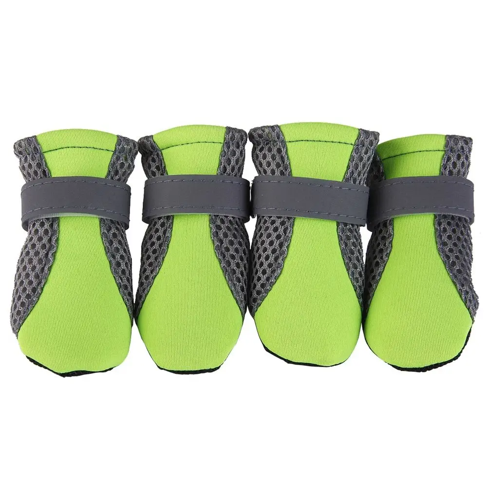 

Super Soft Paw Protectors for Small Large Dogs with Reflective Stripe Mesh Dog Shoes Pet Supplies Dog Boots Pet Rain Boots