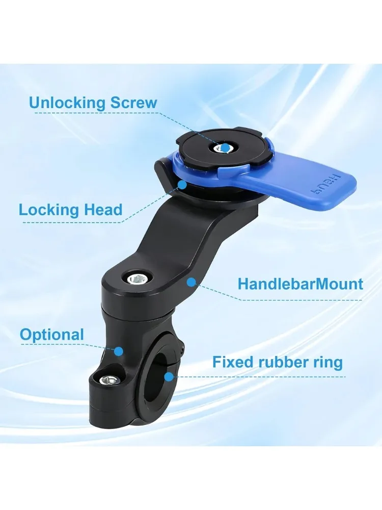 AliExpress QUAD LOCK Universal Smartphone Mount with Vibration Shock Absorber for Motorcycle Bicycle Handlebar Trottos Scooter Compatible