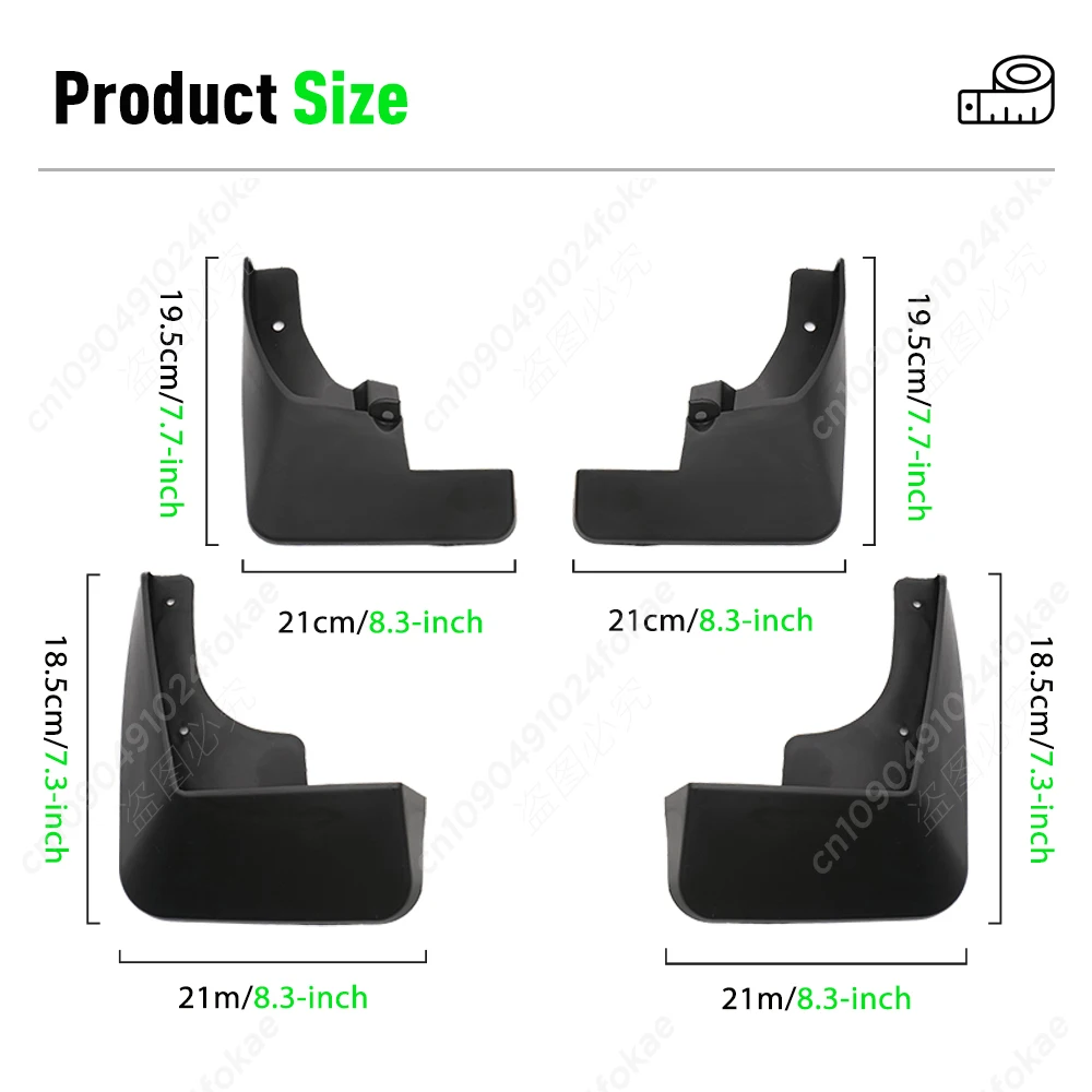 For Toyota Yaris 2014 ~ 2020 Hatchback XP150 Fender Mudguard Mud Flaps Guard Splash Flap Mudguards Car Accessories