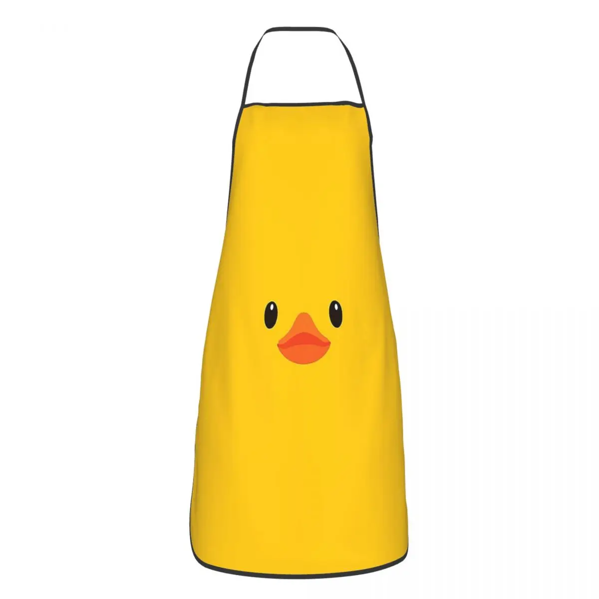 Yellow Rubber Duck Apron Chef Cuisine Tablier Waterproof Bib Kitchen Cleaning Pinafore for Women Men Gardening
